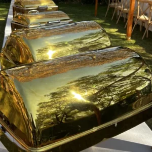 Gold Rectangle Chafing Dish