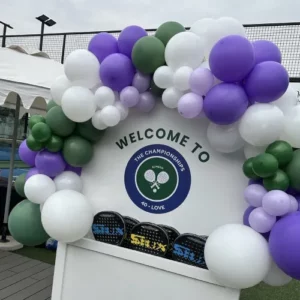 BALLOON GARLAND - WIMBLEDON THEME