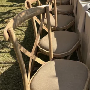 Wooden Cross Back Chair