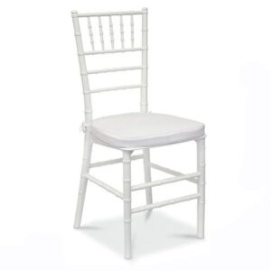 White Tiffany Chair with Cushion