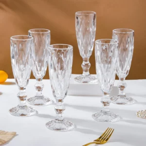 Tall Champagne Flute Clear
