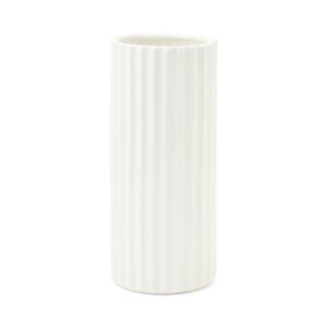 Ceramic Rib Flower Vase